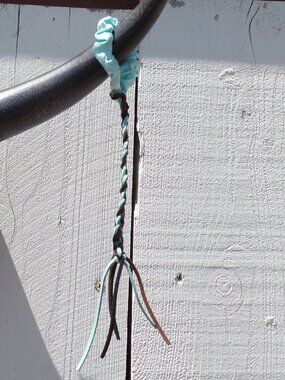 Hand Crafted Hair Tie SUEDE BRAIDED